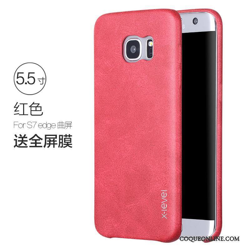 Samsung Galaxy S7 Edge Foncé Téléphone Portable Très Mince Coque De Téléphone Étoile Mesh Business