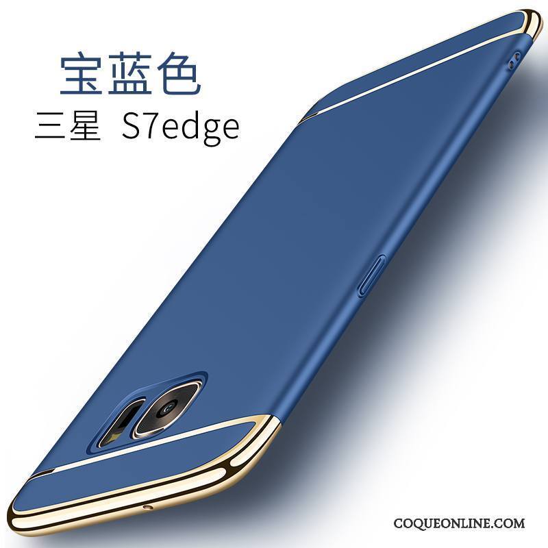 Samsung Galaxy S7 Edge Incassable Protection Rose Étui Étoile Coque De Téléphone
