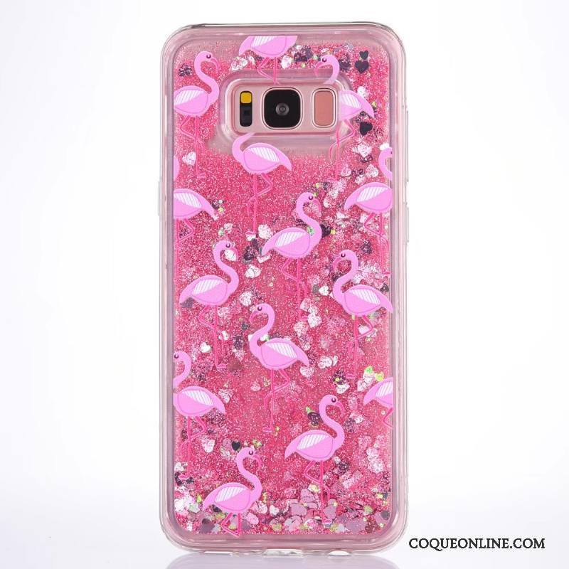 Samsung Galaxy S7 Edge Liquide Rose Coque De Téléphone Étui Créatif Étoile Fluide Doux