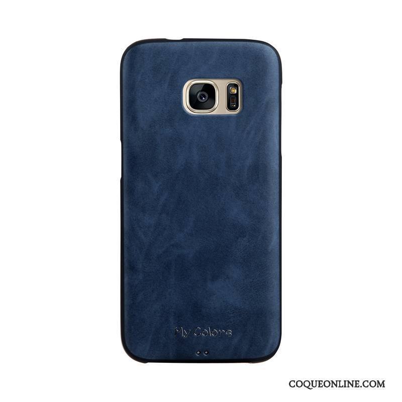 Samsung Galaxy S7 Edge Similicuir Étoile Fluide Doux Protection Business Étui Coque De Téléphone