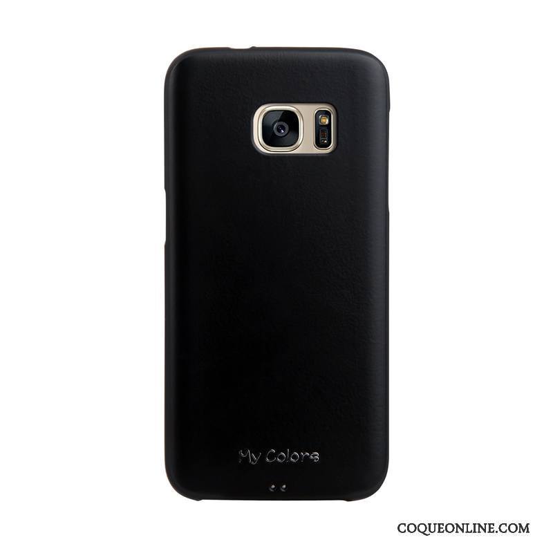 Samsung Galaxy S7 Edge Similicuir Étoile Fluide Doux Protection Business Étui Coque De Téléphone