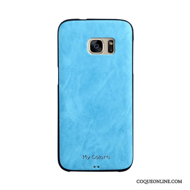 Samsung Galaxy S7 Edge Similicuir Étoile Fluide Doux Protection Business Étui Coque De Téléphone
