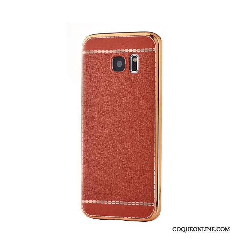 Samsung Galaxy S7 Edge Tendance Fluide Doux Placage Étoile Coque De Téléphone Modèle Fleurie Étui