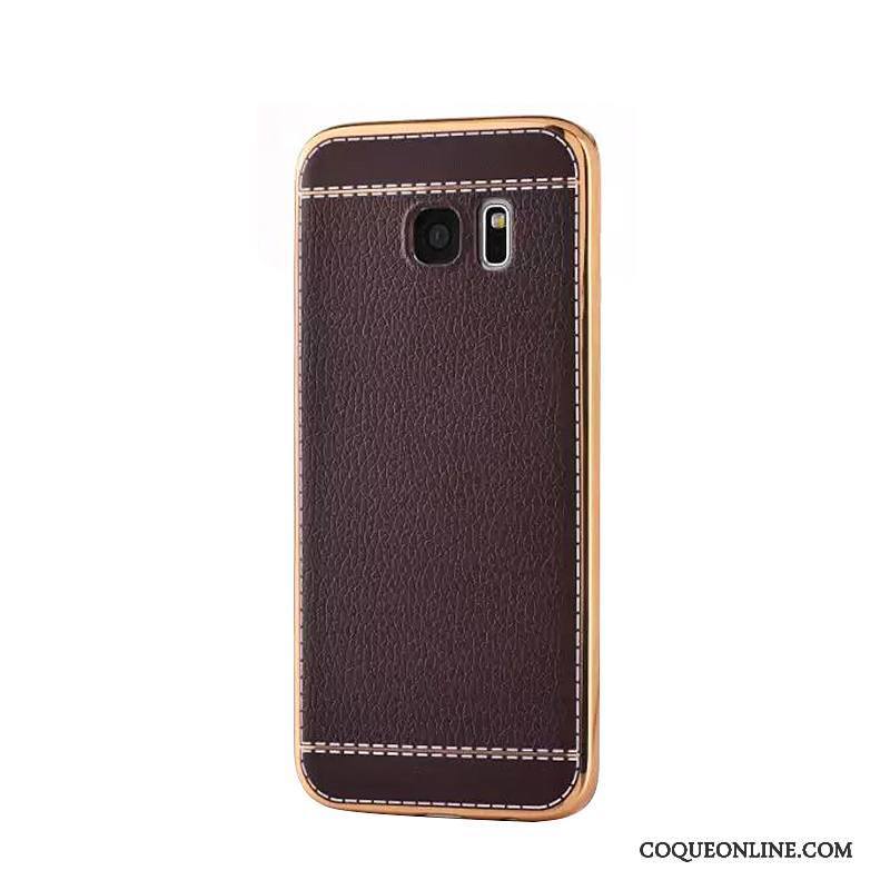 Samsung Galaxy S7 Edge Tendance Fluide Doux Placage Étoile Coque De Téléphone Modèle Fleurie Étui