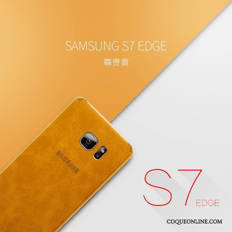 Samsung Galaxy S7 Edge Étui Créatif Coque De Téléphone Très Mince Tout Compris Rouge Étoile
