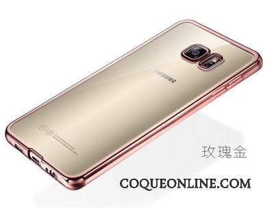 Samsung Galaxy S7 Edge Étui Or Coque De Téléphone Tout Compris Étoile Silicone Transparent