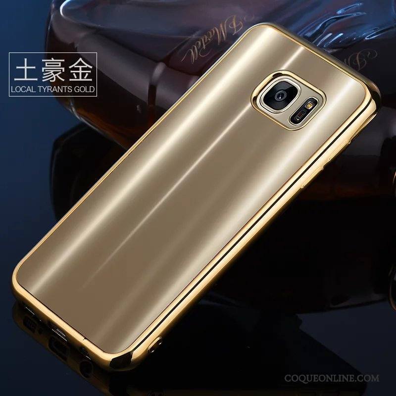 Samsung Galaxy S7 Fluide Doux Protection Étoile Tout Compris Coque Violet Étui