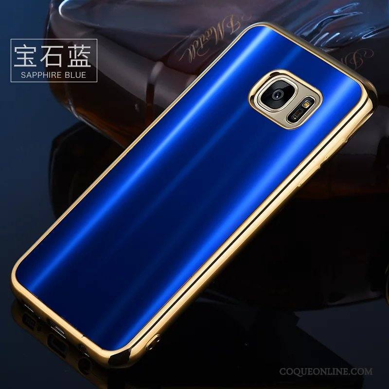 Samsung Galaxy S7 Fluide Doux Protection Étoile Tout Compris Coque Violet Étui