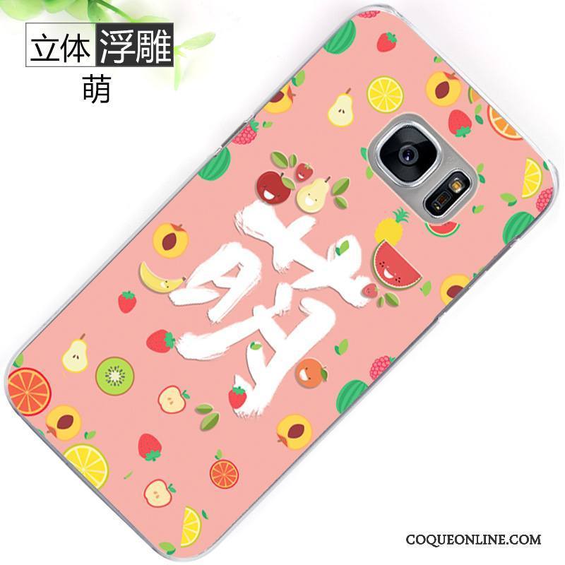 Samsung Galaxy S7 Gaufrage Peinture Protection Jaune Téléphone Portable Étoile Coque