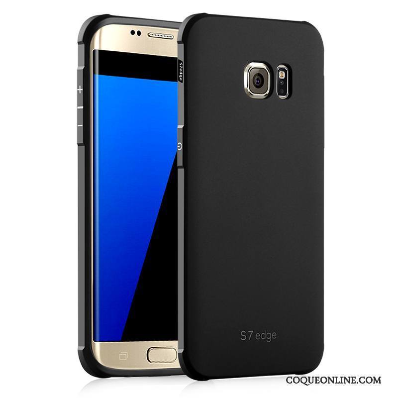 Samsung Galaxy S7 Incassable Gris Étui Silicone Coque Très Mince Protection