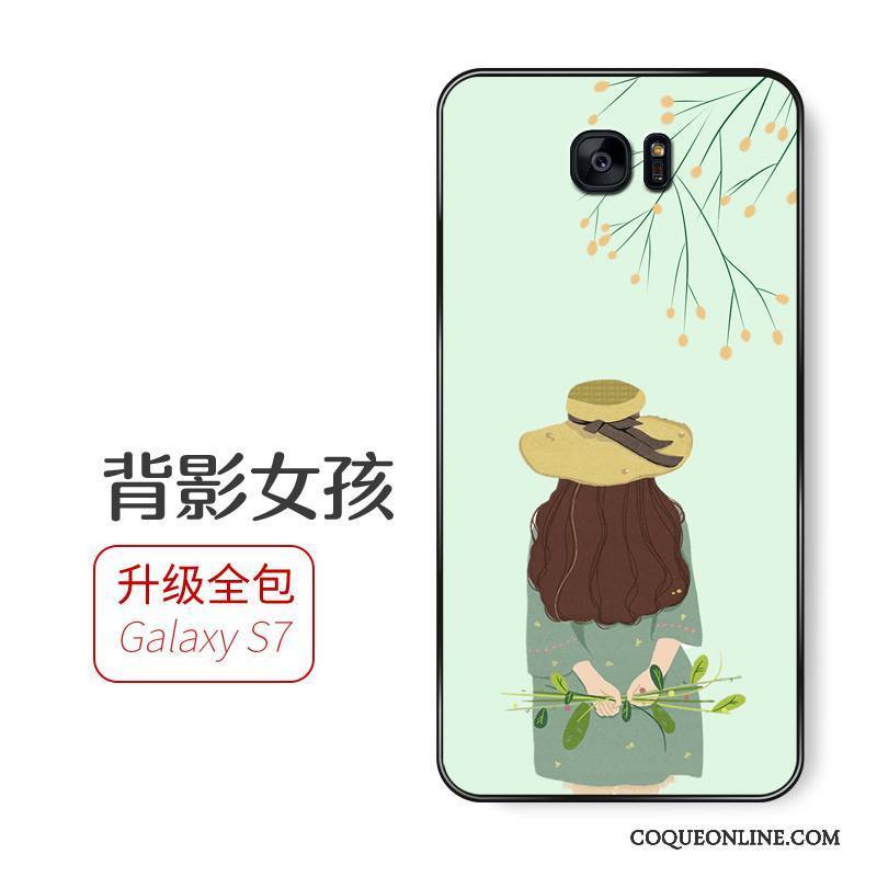 Samsung Galaxy S7 Incassable Jaune Tout Compris Fluide Doux Coque De Téléphone Protection Ornements Suspendus