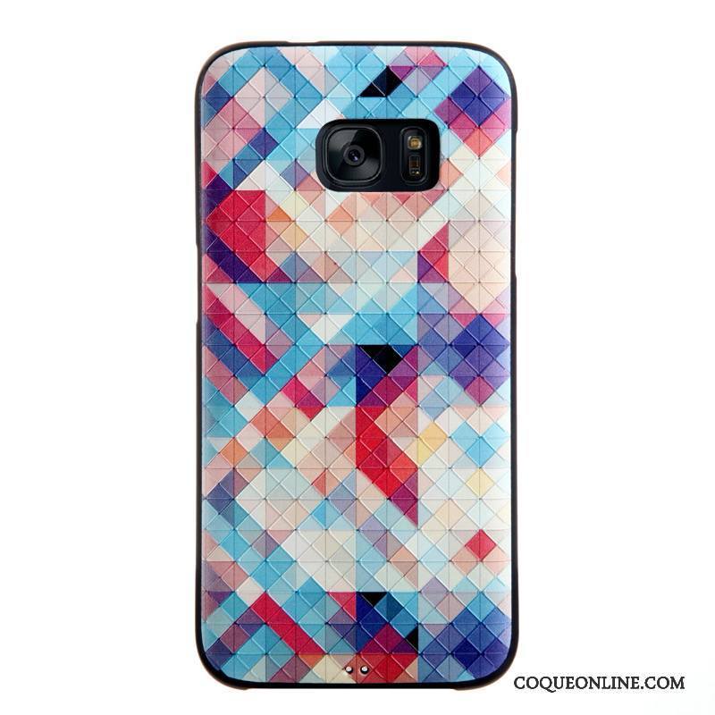 Samsung Galaxy S7 Multicolore Fluide Doux Coque De Téléphone Protection Étui Tendance Silicone