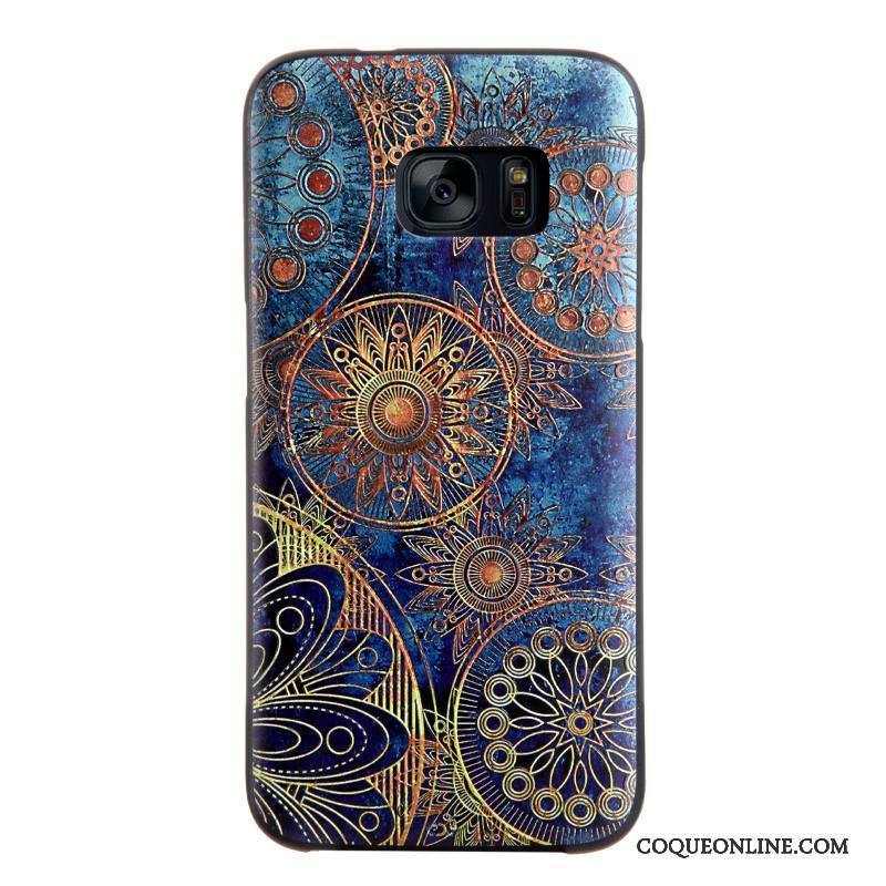 Samsung Galaxy S7 Multicolore Fluide Doux Coque De Téléphone Protection Étui Tendance Silicone