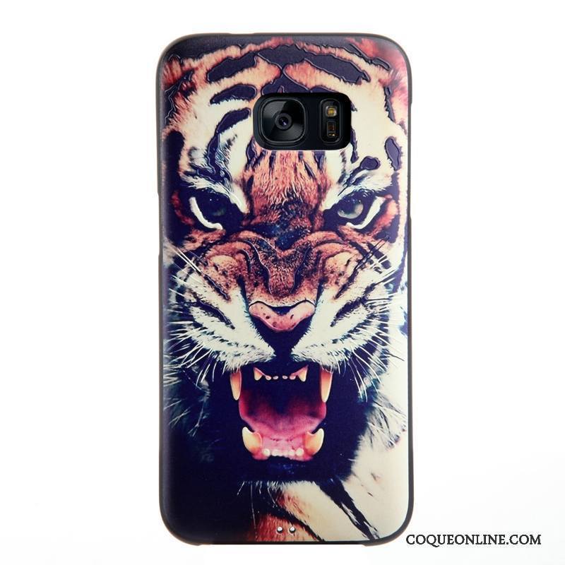 Samsung Galaxy S7 Multicolore Fluide Doux Coque De Téléphone Protection Étui Tendance Silicone
