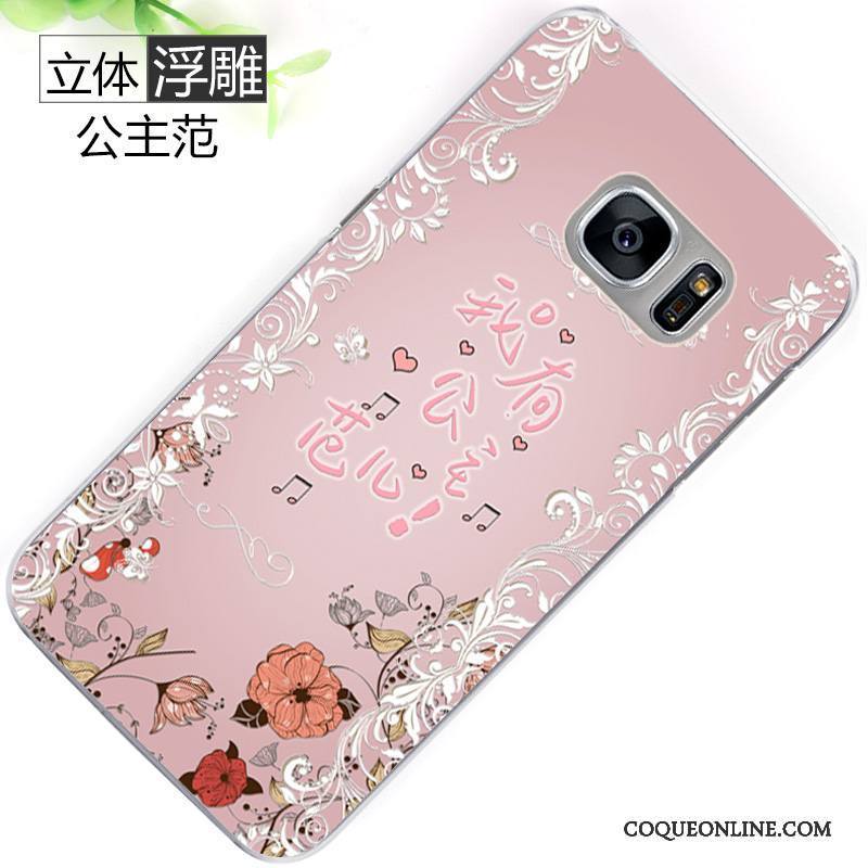 Samsung Galaxy S7 Peinture Téléphone Portable Incassable Jaune Protection Coque Étui