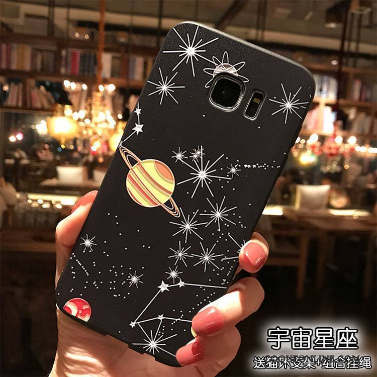 Samsung Galaxy S7 Silicone Tendance Dessin Animé Étoile Ornements Suspendus Personnalité Coque