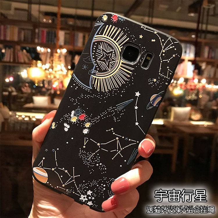 Samsung Galaxy S7 Silicone Tendance Dessin Animé Étoile Ornements Suspendus Personnalité Coque