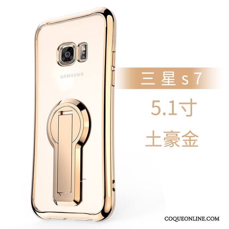 Samsung Galaxy S7 Téléphone Portable Argent Étui Silicone Tout Compris Coque De Téléphone Étoile