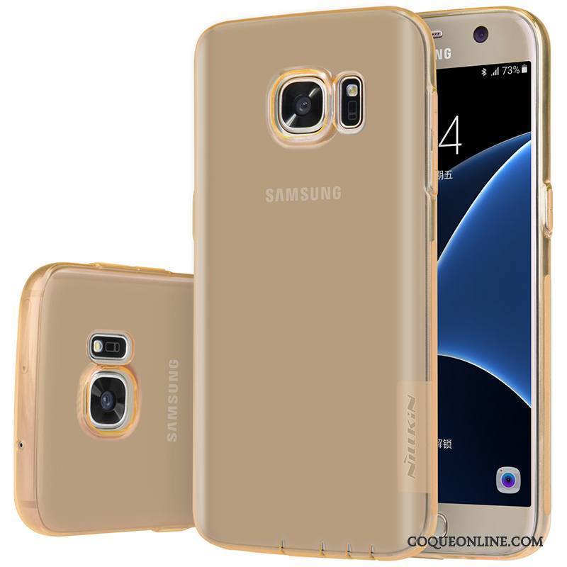 Samsung Galaxy S7 Téléphone Portable Coque De Téléphone Silicone Étui Étoile Très Mince Rose