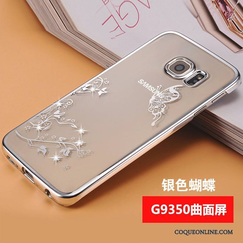 Samsung Galaxy S7 Étoile Protection Incassable Strass Mince Coque De Téléphone Étui