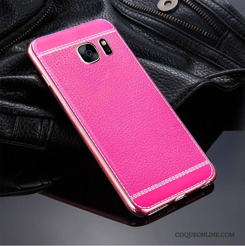 Samsung Galaxy S7 Étoile Protection Étui Rouge Incassable Coque De Téléphone