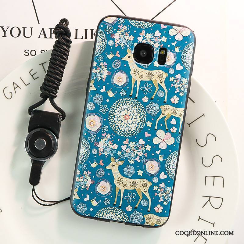 Samsung Galaxy S7 Étoile Tout Compris Créatif Étui Coque De Téléphone Gaufrage Ornements Suspendus