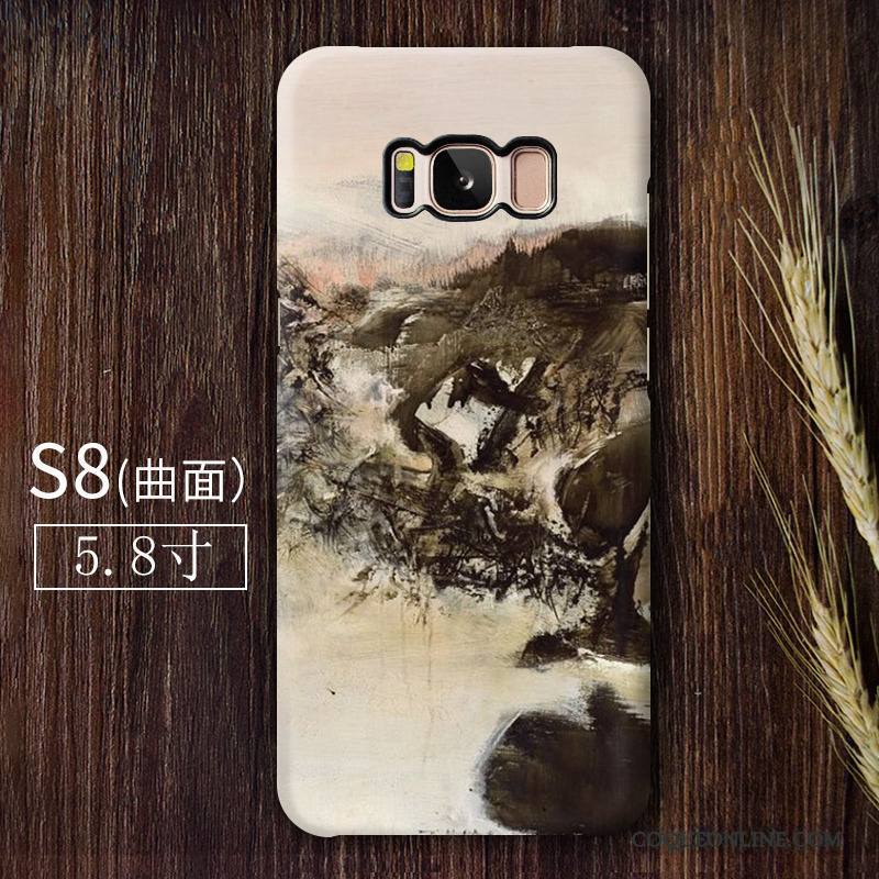 Samsung Galaxy S8 Art Coque De Téléphone Abstrait Bleu Difficile Étoile Personnalité