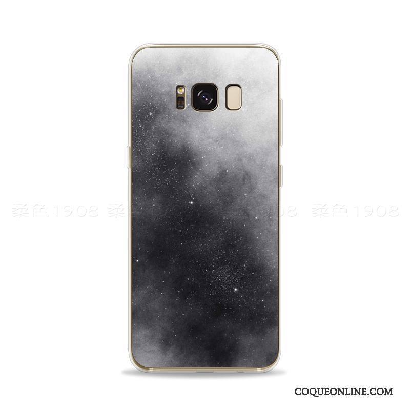 Samsung Galaxy S8 Ciel Étoilé Simple Gaufrage Art Fluide Doux Coque De Téléphone Personnalité
