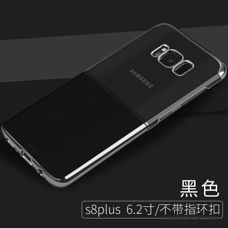 Samsung Galaxy S8+ Coque Anneau Noir Étui Une Agrafe Étoile Protection Incassable