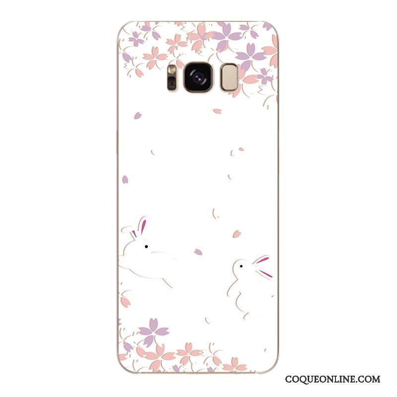 Samsung Galaxy S8+ Coque Bleu Étoile Charmant Étui Protection Fluide Doux