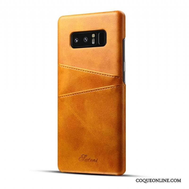 Samsung Galaxy S8+ Coque De Téléphone Beau Étoile Cuir Véritable Bleu Étui Protection