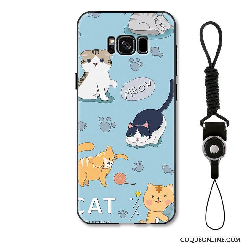 Samsung Galaxy S8 Coque De Téléphone Bleu Clair Incassable Étoile Ornements Suspendus Protection Dessin Animé