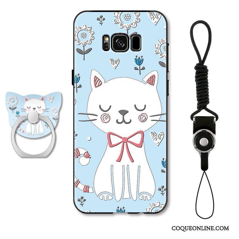 Samsung Galaxy S8 Coque De Téléphone Bleu Clair Incassable Étoile Ornements Suspendus Protection Dessin Animé