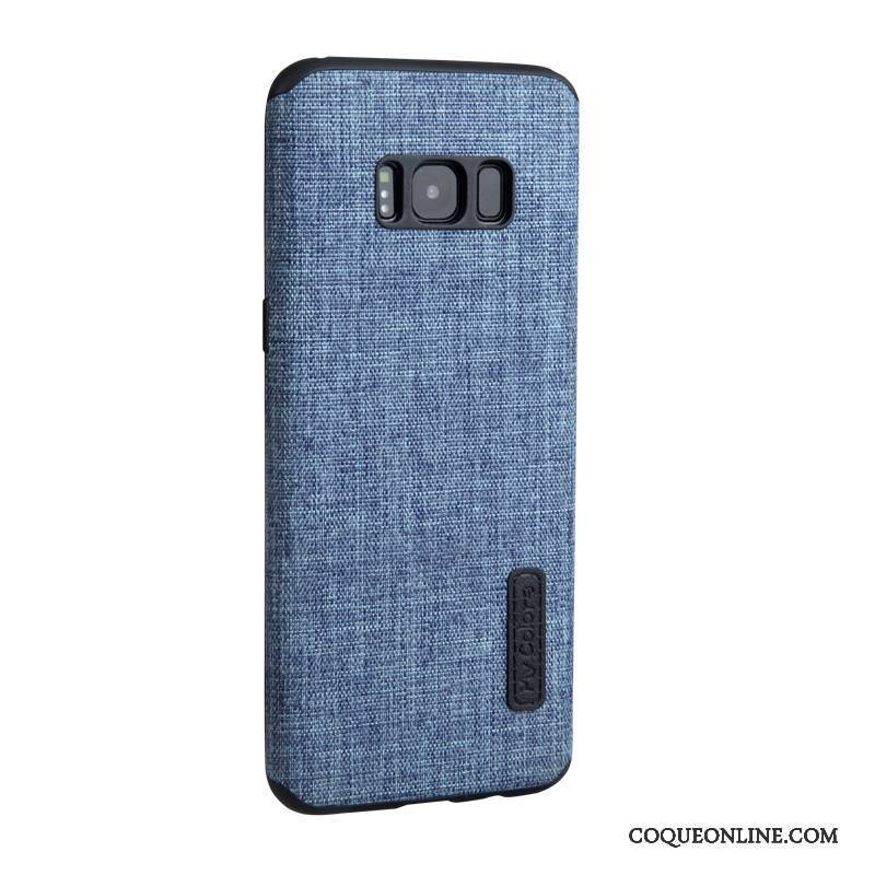 Samsung Galaxy S8+ Coque De Téléphone Fluide Doux Business Étoile Bleu Étui Incassable