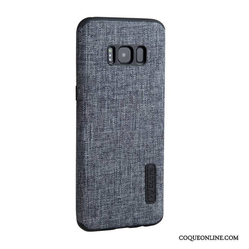 Samsung Galaxy S8+ Coque De Téléphone Fluide Doux Business Étoile Bleu Étui Incassable