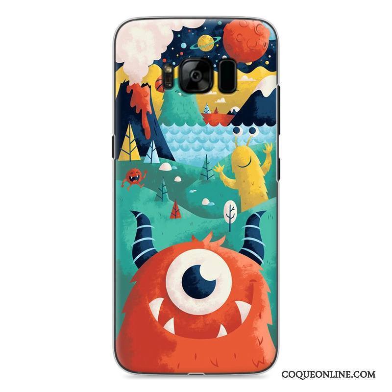 Samsung Galaxy S8 Coque De Téléphone Protection Bleu Étoile Difficile Peinture Dessin Animé