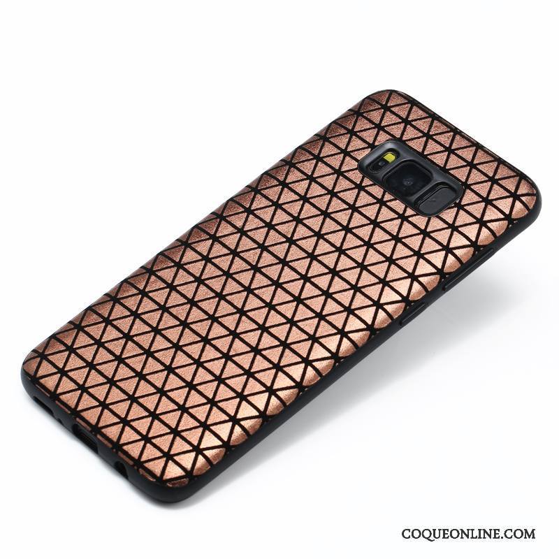 Samsung Galaxy S8+ Coque De Téléphone Protection Étoile Étui En Cuir Luxe Couvercle Arrière Or