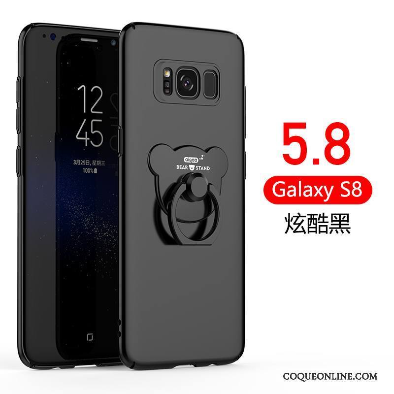 Samsung Galaxy S8+ Coque De Téléphone Très Mince Protection Délavé En Daim Une Agrafe Tendance Étoile