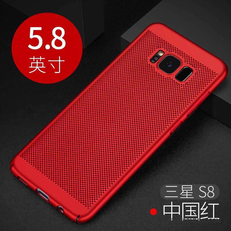 Samsung Galaxy S8+ Coque Délavé En Daim Refroidissement Incassable Étui Tendance Étoile Or