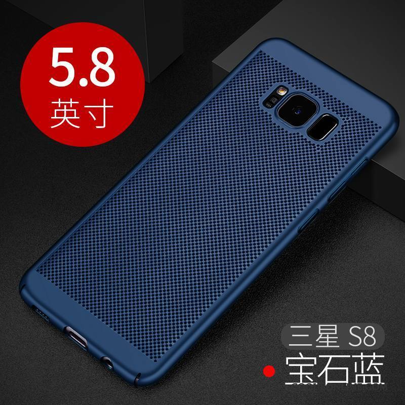 Samsung Galaxy S8+ Coque Délavé En Daim Refroidissement Incassable Étui Tendance Étoile Or