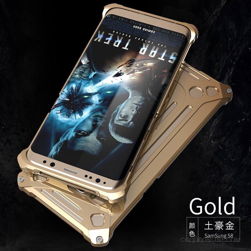 Samsung Galaxy S8+ Coque Métal Créatif Cool Protection Étui Personnalité Étoile