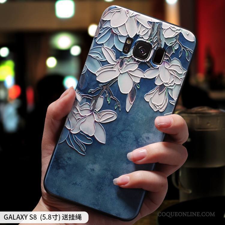 Samsung Galaxy S8 Coque Ornements Suspendus Créatif Silicone Tout Compris Jaune Étoile Personnalité