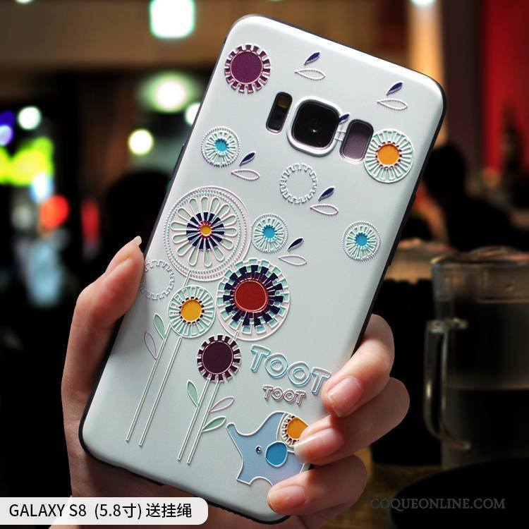 Samsung Galaxy S8 Coque Petit Étui Protection Fluide Doux Étoile Créatif Tout Compris