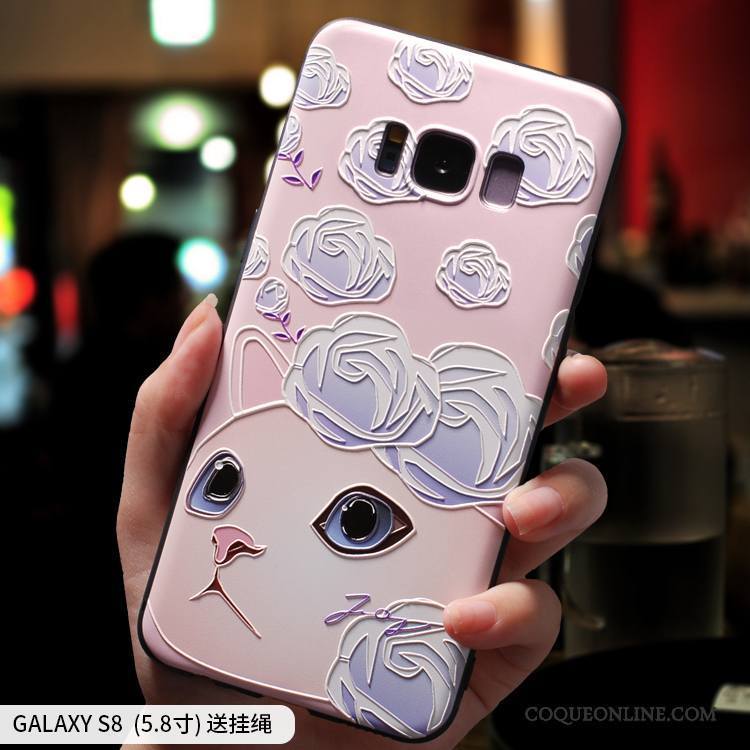 Samsung Galaxy S8 Coque Petit Étui Protection Fluide Doux Étoile Créatif Tout Compris