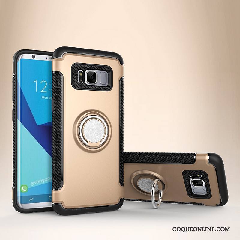 Samsung Galaxy S8+ Coque Support Étui En Cuir Protection Étoile Anneau À Bord Magnétisme