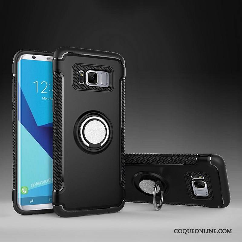 Samsung Galaxy S8+ Coque Support Étui En Cuir Protection Étoile Anneau À Bord Magnétisme