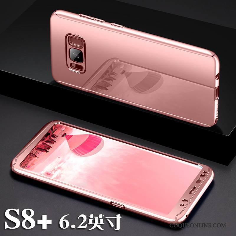 Samsung Galaxy S8+ Coque Tendance Étoile Tout Compris Créatif Légère Incassable Rose