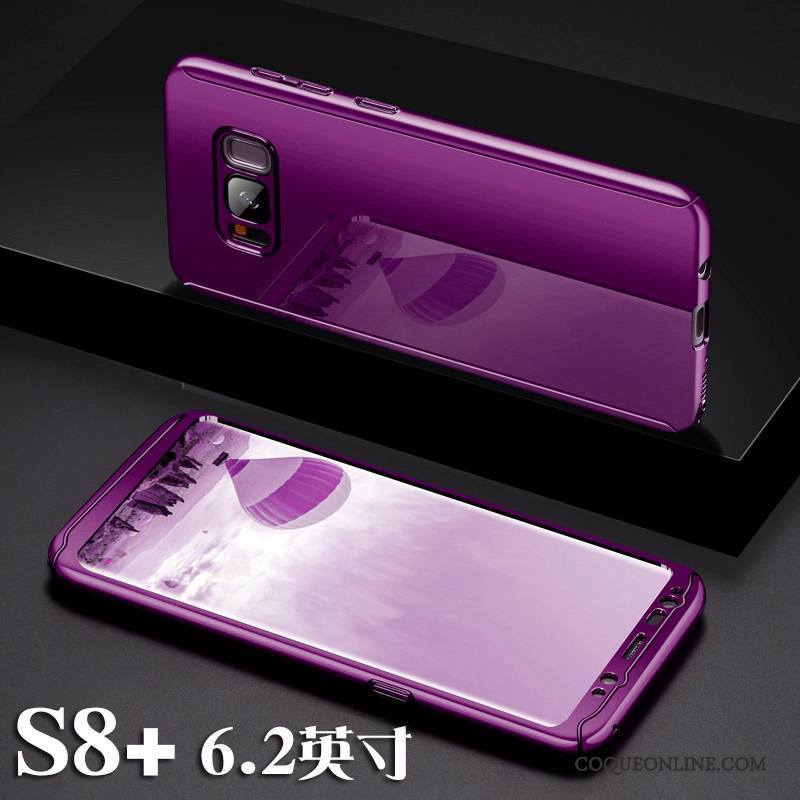 Samsung Galaxy S8+ Coque Tendance Étoile Tout Compris Créatif Légère Incassable Rose