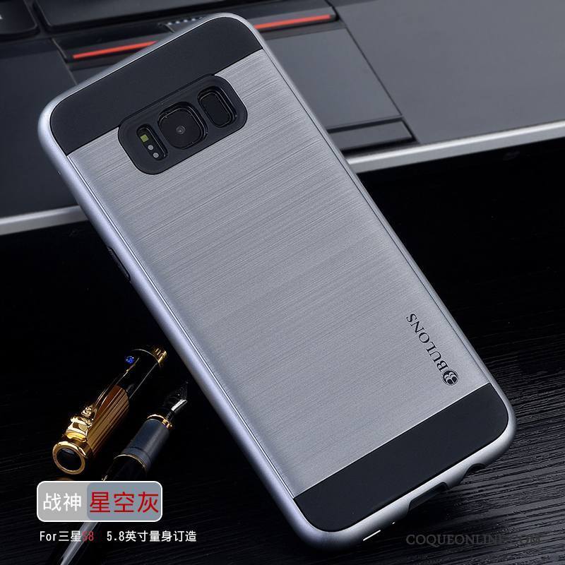 Samsung Galaxy S8+ Coque Tissu Incassable Silicone Étoile Tout Compris Protection Personnalité