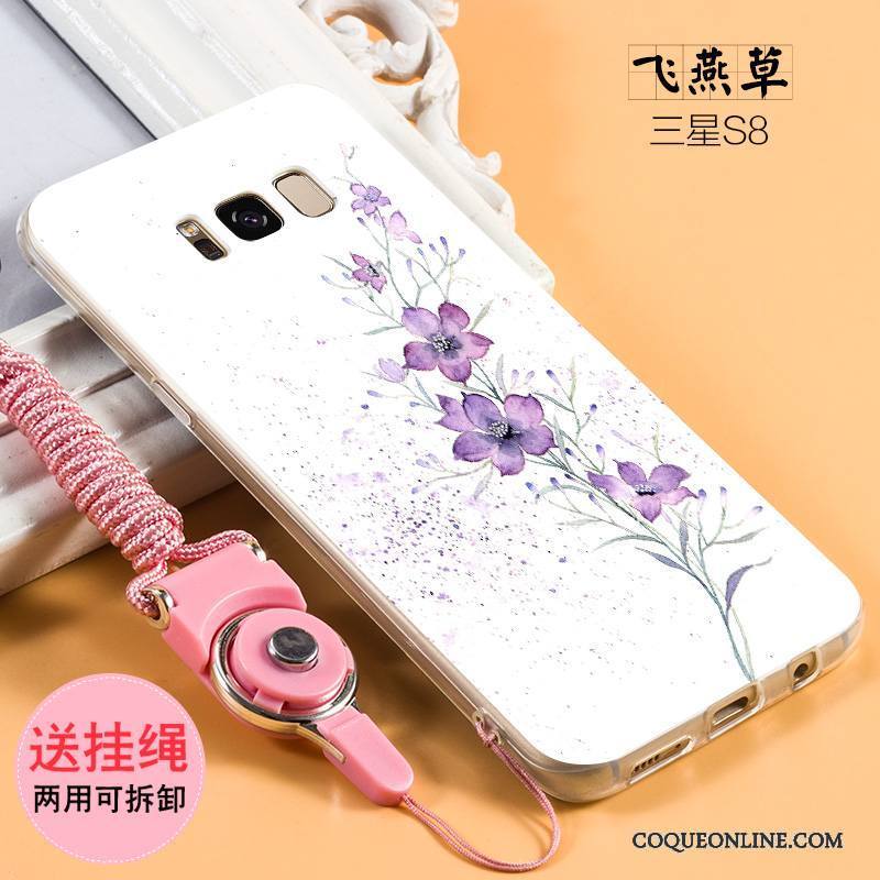 Samsung Galaxy S8 Coque Tout Compris Silicone Tendance Incassable Fluide Doux Protection Étoile